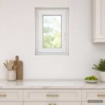 vidaXL Biele vnútorné farby okna v suteréne RISOR 50 x 80 cm