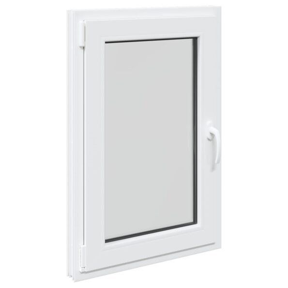 vidaXL Biele vnútorné farby okna v suteréne RISOR 50 x 90 cm – Obrázok 3