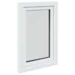 vidaXL Biele vnútorné farby okna v suteréne RISOR 50 x 90 cm – Obrázok 5
