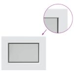 vidaXL Okno na pivnicu vnútorná farba biela RISOR 50 x 30 cm – Obrázok 2