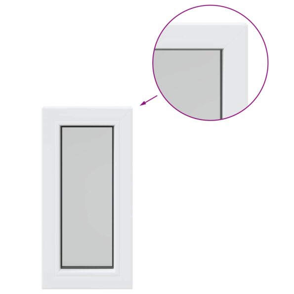 vidaXL Okno na pivnicu vnútorná farba biela RISOR 30 x 70 cm – Obrázok 2