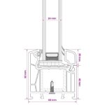 vidaXL Okno na pivnicu vnútorná farba biela RISOR 30 x 70 cm – Obrázok 9