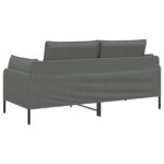 vidaXL 2-miestna pohovka Tmavosivá 188 x 81 x 89 cm Látka – Obrázok 5