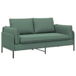 vidaXL 2-miestna pohovka Morská zelená 188 x 81 x 89 cm Zamat – Obrázok 2