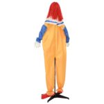 vidaXL Halloweensky strašidelný klaun SPOOKA Žltá a modrá – Obrázok 5