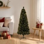 vidaXL Vianočný stromček s optickými vláknami 150 cm 24 LED – Obrázok 3