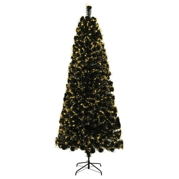 vidaXL Vianočný stromček s optickými vláknami 150 cm 24 LED – Obrázok 4