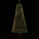 vidaXL Vianočný stromček s optickými vláknami 210 cm 24 LED – Obrázok 5
