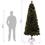 vidaXL Vianočný stromček s optickými vláknami 240 cm 36 LED – Obrázok 8
