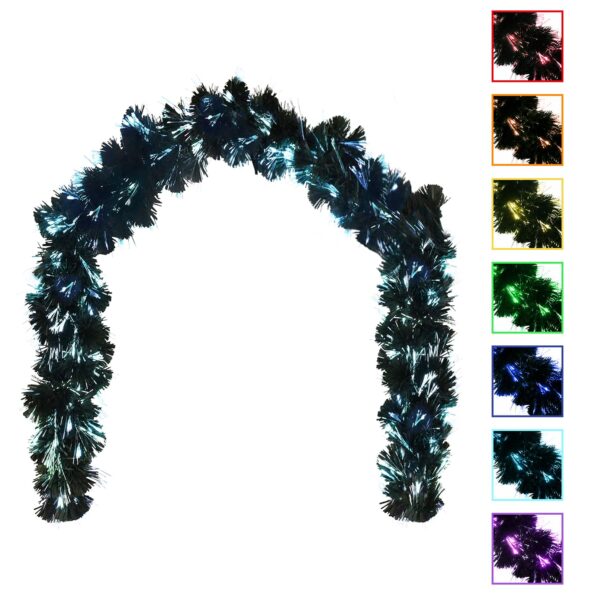 vidaXL Vianočná girlanda 48 LED Viac farieb PVC – Obrázok 9