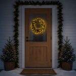 vidaXL Vianočná girlanda 24 LED Teplá biela PVC – Obrázok 3