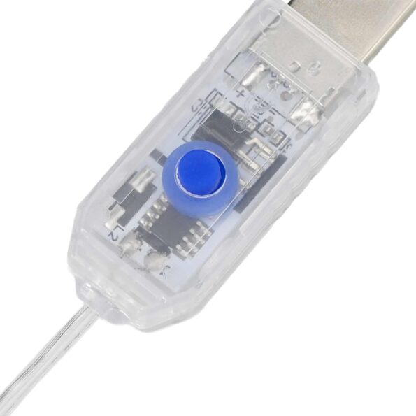 vidaXL Vianočná girlanda 24 LED Teplá biela PVC – Obrázok 7
