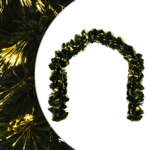 vidaXL Vianočná girlanda 48 LED Teplá biela PVC – Obrázok 2