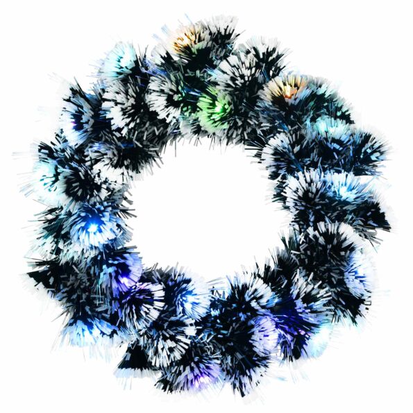 vidaXL Vianočná girlanda 16 LED Viac farieb oceľ – Obrázok 4
