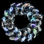 vidaXL Vianočná girlanda 16 LED Viac farieb oceľ – Obrázok 5