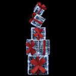vidaXL Vianočná dekorácia darčeková krabička 5 ks 125 LED – Obrázok 4