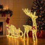 vidaXL Sob s sane LOVIISA 200 LED Teplá biela 70 x 26 x 128,5 cm – Obrázok 3