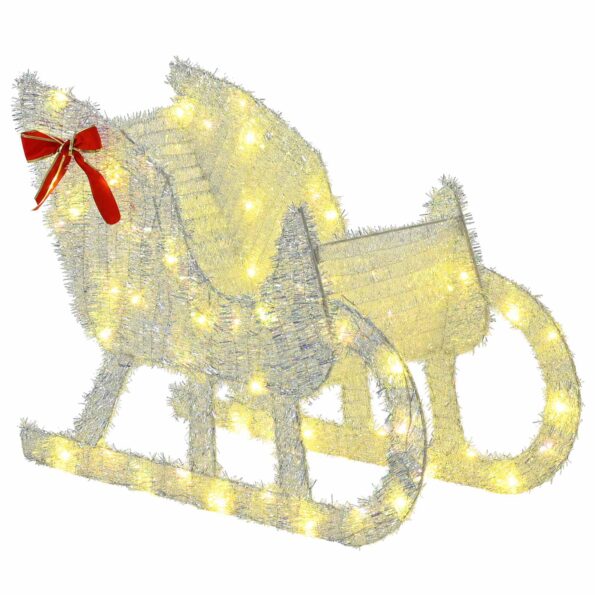 vidaXL Sob s sane LOVIISA 200 LED Teplá biela 70 x 26 x 128,5 cm – Obrázok 5