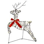 vidaXL Vianočný sob 2 ks 40 LED Teplá biela – Obrázok 5