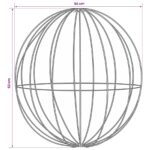 vidaXL Vianočný špic 160 LED Modrá Priemer 50 x 52 cm – Obrázok 7