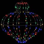 vidaXL Vianočný špic 192 LED Viac farieb Priem. 40 x 40 cm – Obrázok 4