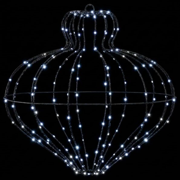 vidaXL Vianočný špic 2 ks 384 LED Studená biela Priem. 40 x 40 cm – Obrázok 5