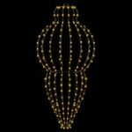 vidaXL Vianočný špic 320 LED Teplá biela Priem. 40 x 75 cm – Obrázok 4