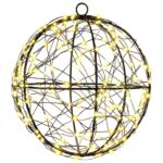 vidaXL Vianočný špic 2 ks 400 LED Teplá biela Ø 20 x 22 cm – Obrázok 4
