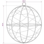 vidaXL Vianočný špic 2 ks 400 LED Teplá biela Ø 20 x 22 cm – Obrázok 8