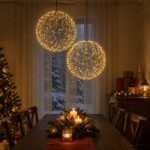 vidaXL Vianočný špic 2 ks 1000 LED Teplá biela Ø 40 x 42 cm