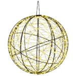 vidaXL Vianočný špic 2 ks 1000 LED Teplá biela Ø 40 x 42 cm – Obrázok 4