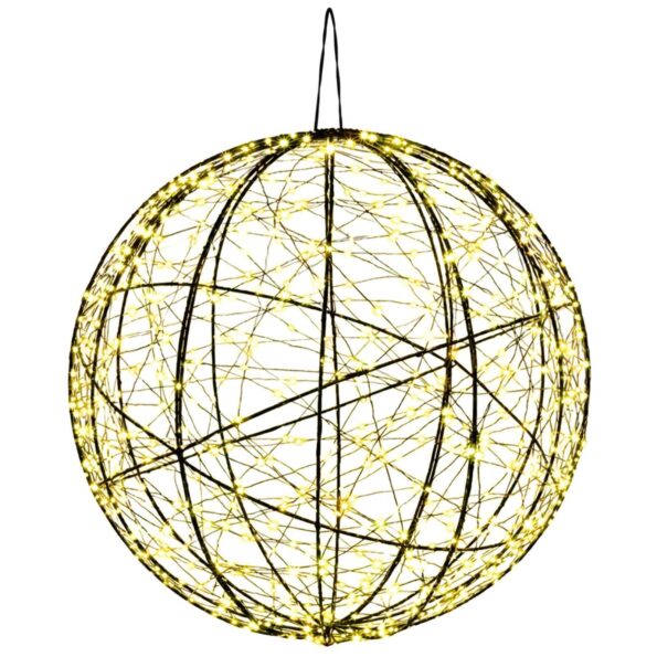 vidaXL Vianočný špic 2 ks 1000 LED Teplá biela Ø 40 x 42 cm – Obrázok 4