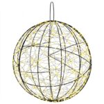 vidaXL Vianočný špic 2 ks 1900 LED Teplá biela Ø 60 x 63 cm – Obrázok 4