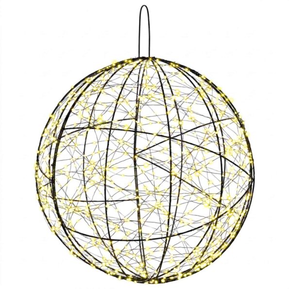 vidaXL Vianočný špic 2 ks 1900 LED Teplá biela Ø 60 x 63 cm – Obrázok 4