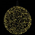 vidaXL Vianočný špic 2 ks 1900 LED Teplá biela Ø 60 x 63 cm – Obrázok 5