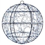 vidaXL Vianočný špic 2 ks 600 LED Studená biela Ø 30 x 32 cm – Obrázok 4