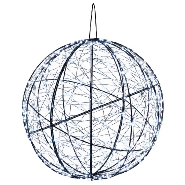 vidaXL Vianočný špic 2 ks 1500 LED Studená biela Ø 50 x 52 cm – Obrázok 4