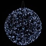 vidaXL Vianočný špic 2 ks 1500 LED Studená biela Ø 50 x 52 cm – Obrázok 5