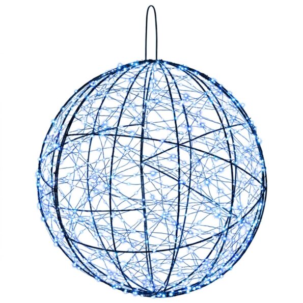 vidaXL Vianočný špic 2 ks 1900 LED Modrá Ø 60 x 63 cm – Obrázok 4