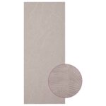 vidaXL Koberec IZA Béžová 80 x 200 cm 100% polyester Nízky vlas – Obrázok 3