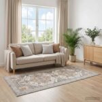 vidaXL Koberec ORIZ Hnedá 80 x 200 cm 100% polyester