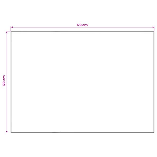 vidaXL Koberec ORIZ Hnedá 120 x 170 cm 100% polyester – Obrázok 4