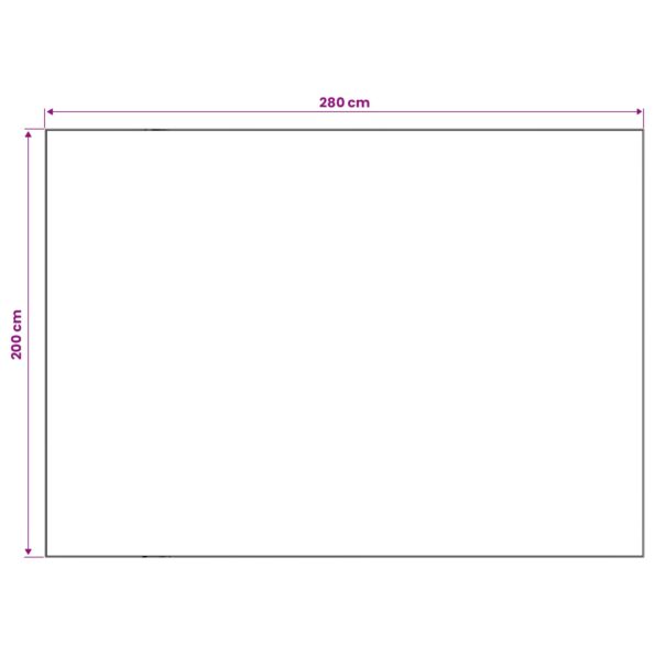 vidaXL Koberec ORIZ Hnedá 200 x 280 cm 100% polyester – Obrázok 4