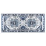 vidaXL Koberec ORIZ Tmavomodrá 80 x 200 cm 100% polyester – Obrázok 2