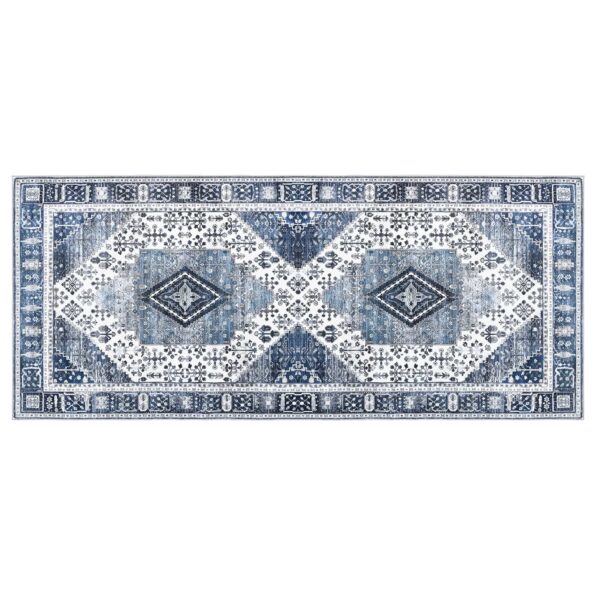 vidaXL Koberec ORIZ Tmavomodrá 80 x 200 cm 100% polyester – Obrázok 2