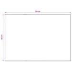 vidaXL Koberec ORIZ Tmavomodrá 120 x 170 cm 100% polyester – Obrázok 4