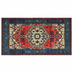 vidaXL Koberec ORIZ Červená 80 x 150 cm 100% polyester – Obrázok 2