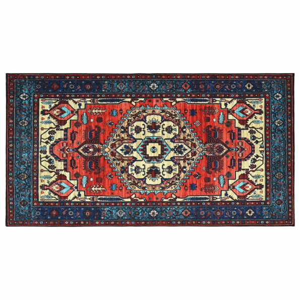 vidaXL Koberec ORIZ Červená 80 x 150 cm 100% polyester – Obrázok 2
