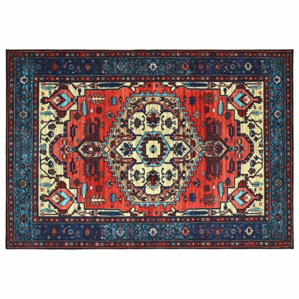 vidaXL Koberec ORIZ Červená 160 x 230 cm 100% polyester – Obrázok 2