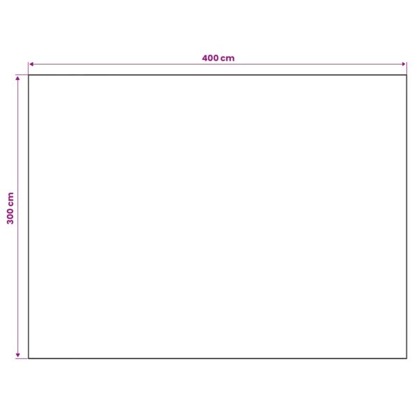 vidaXL Koberec ORIZ Červená 300 x 400 cm 100% polyester – Obrázok 4
